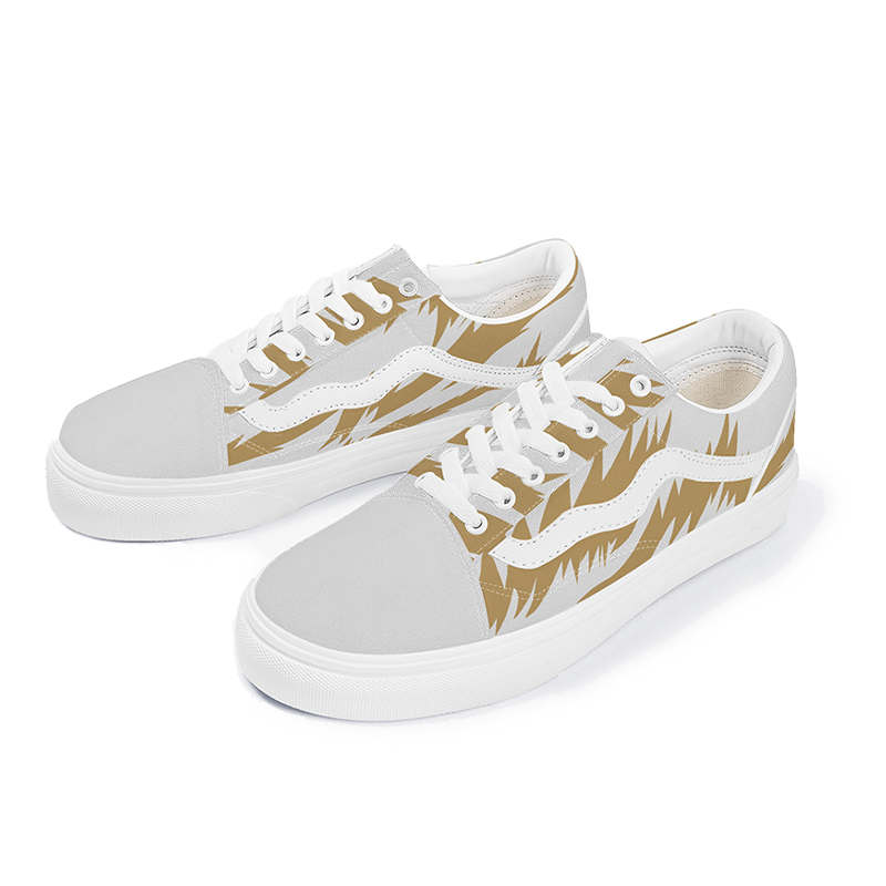 low top canvas shoes