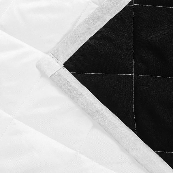 A collection of white customizable quilt covers